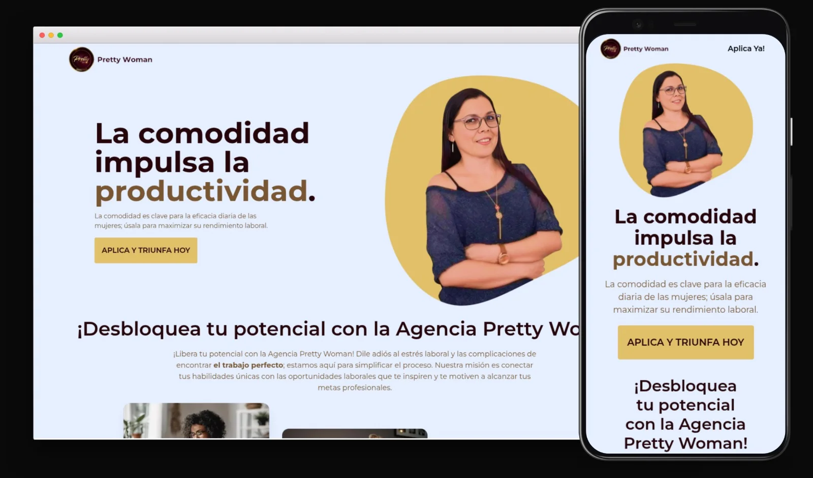 Mockup de Pretty Woman
