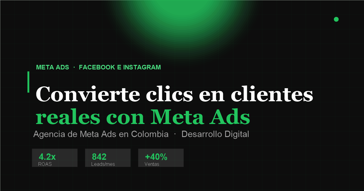 Meta Ads en Colombia: Estrategia que Genera Resultados Reales
